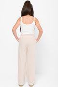 Linen Pull On Pants Stone (3)