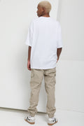 Textured Short Sleeve T-Shirt White (2)