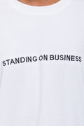 Textured Short Sleeve T-Shirt White (3)