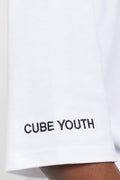 Textured Short Sleeve T-Shirt White (4)