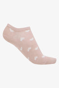 5 Pack Heart Low Cut Socks Light Pink (4)