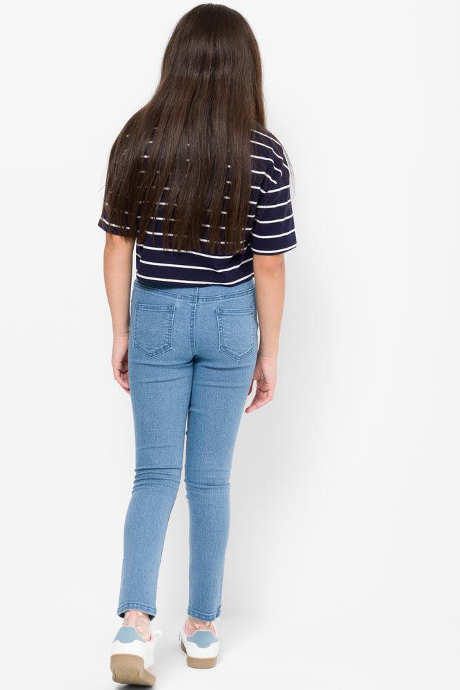 Tube Denim Jeans Blue (3)