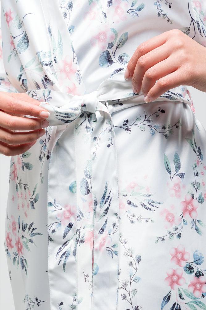 Floral Gown White Sleepwear Ackermans