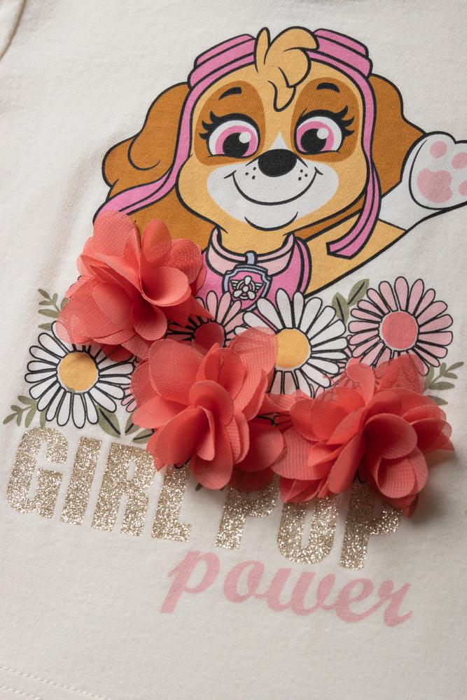 Paw Patrol Short Sleeve T-Shirt White (1)