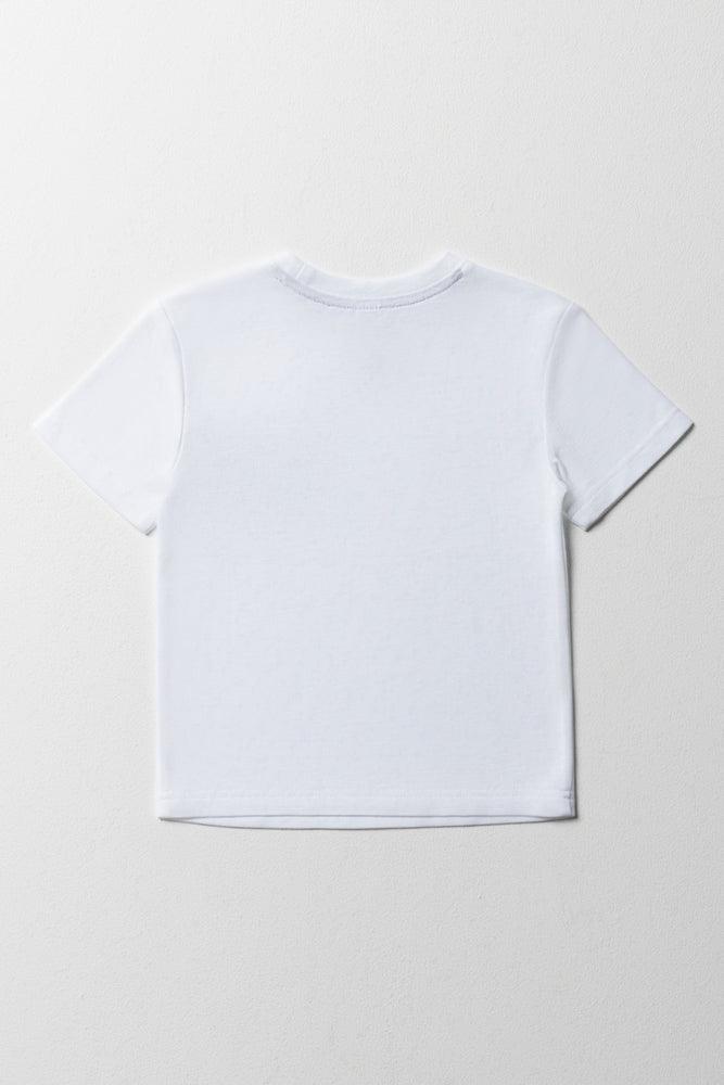Pocket Short Sleeve T-Shirt White (2)
