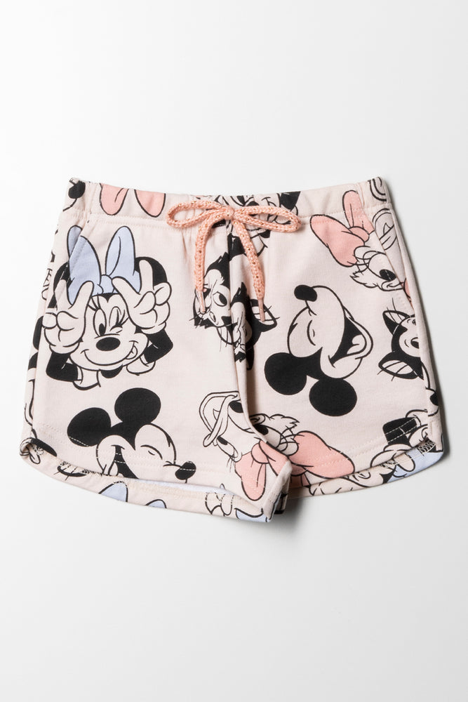 Minnie Mouse Shorts Natural