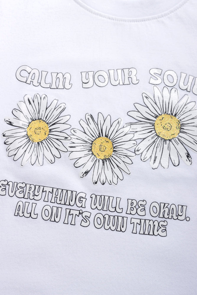 Side Tie Tee Calm Your Soul (1)