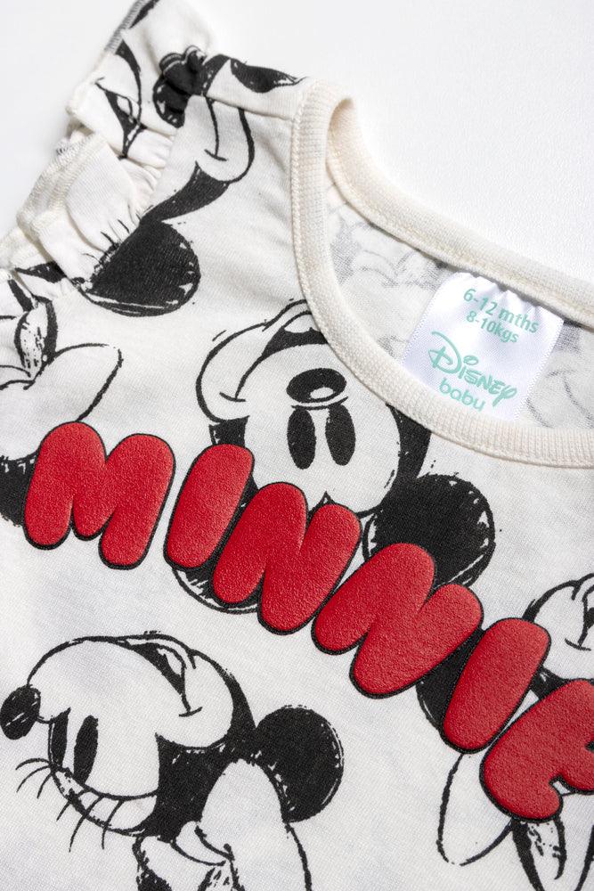 Minnie Mouse Dress White Ackermans