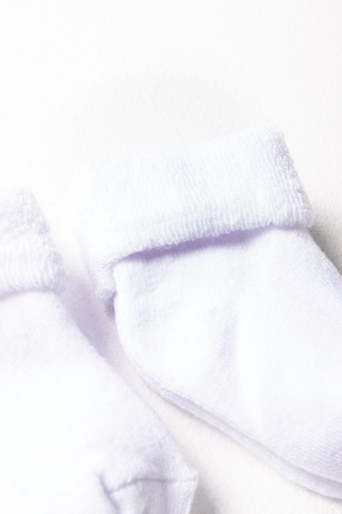 2 Pack Socks White (1)