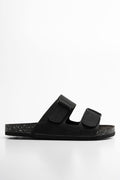Double Strap Sandal Black (1)