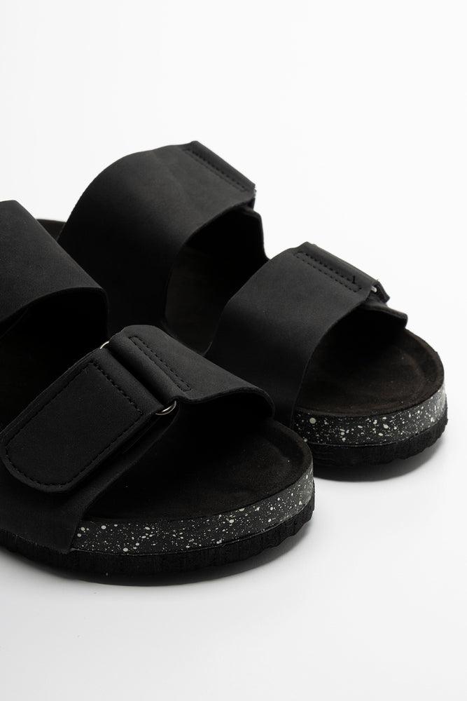 Double Strap Sandal Black (2)