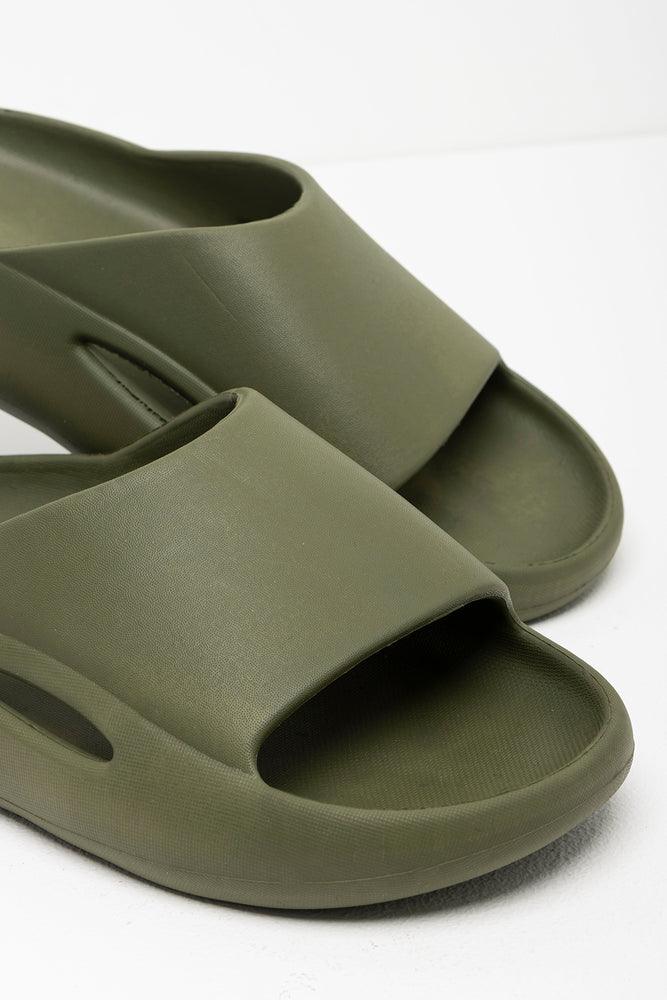 Moulded Slide Olive Green (2)