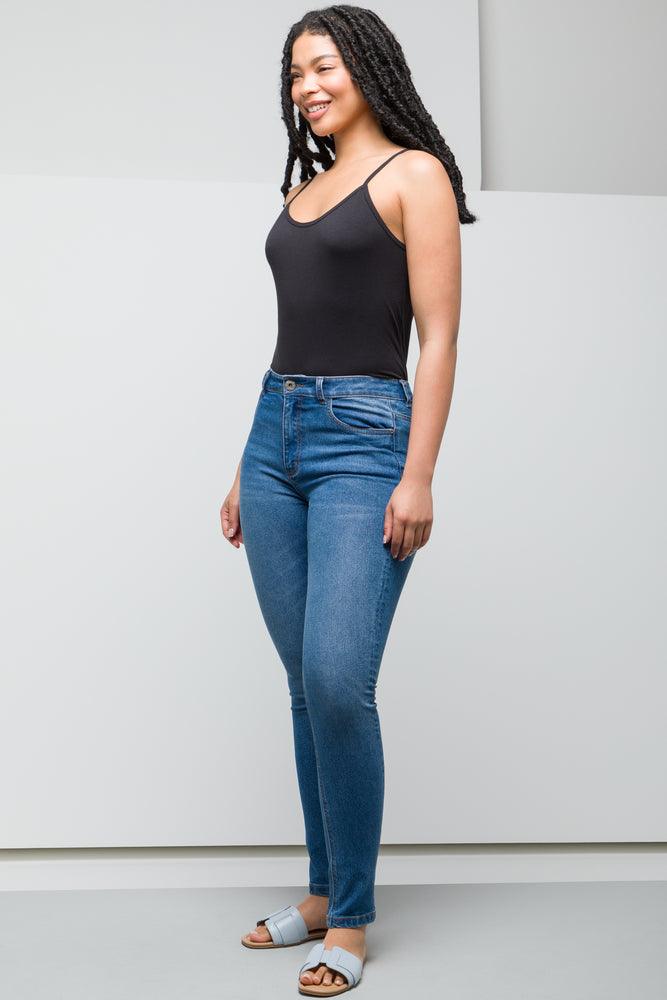 Adjustable Strap Cami Black