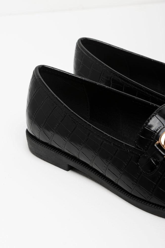 Croc Chain Loafer Black (3)