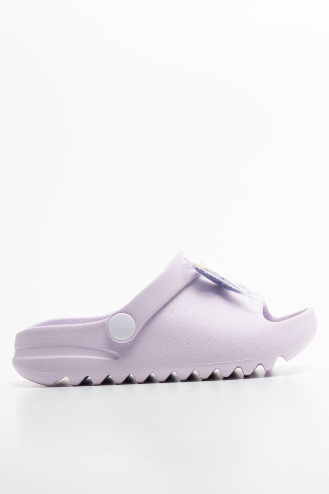 Butterfly Glitter Slide Lilac