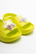 Glitter Star Slide Green (2)