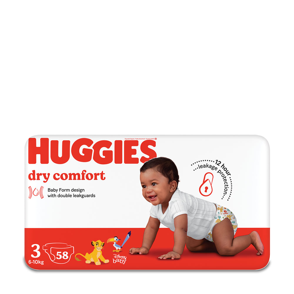 Huggies Midi Size 3 Dry Comfort 58'S