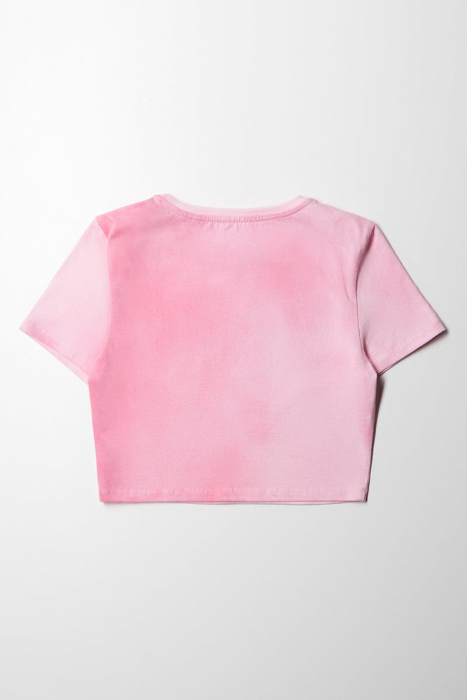 Barbie Crop T-Shirt Pink (2)