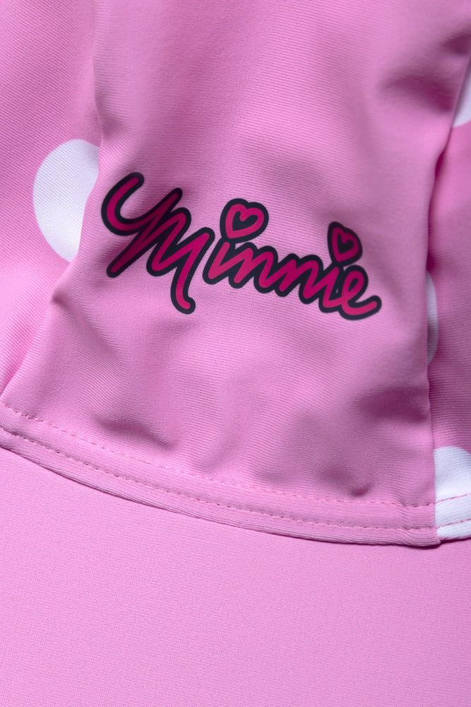 Minnie Mouse Swim Suit With Hat Pink (2)