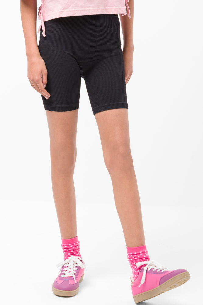 Seamless Cycle Shorts Black