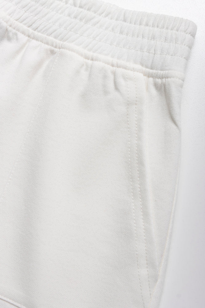 Pull On Shorts White Alyssum