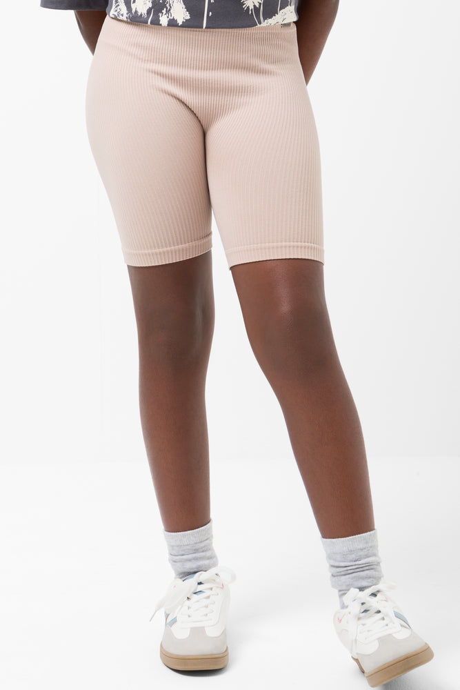 Seamless Cycle Shorts Natural