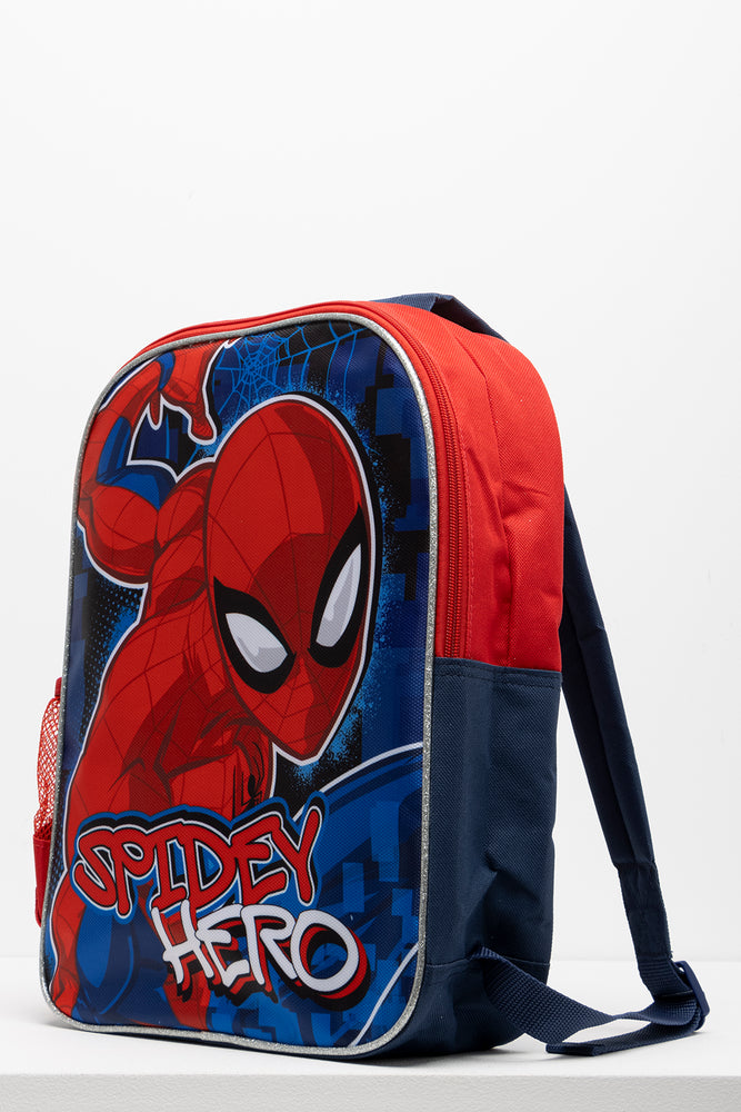 Spider Man Backpack Red Blue School Bags Ackermans