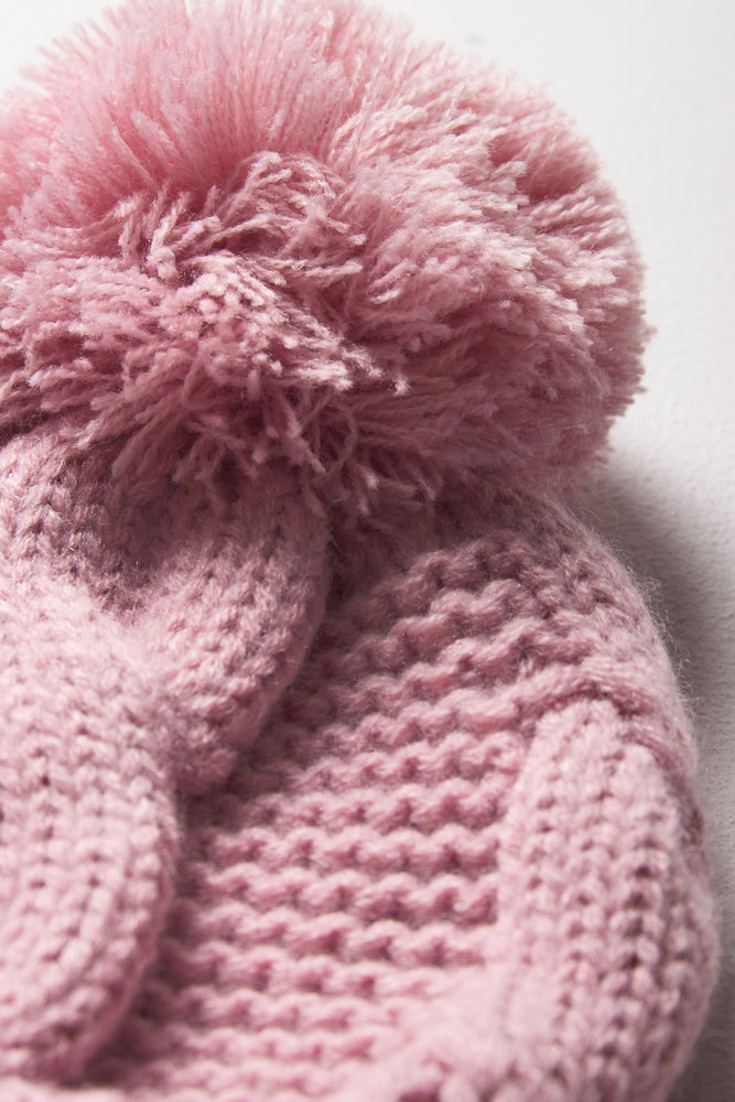 Chunky Beanie Pink (1)