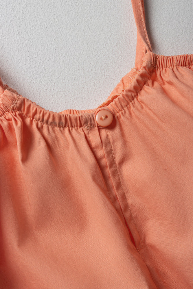Halter-Neck Tent Dress Coral (1)