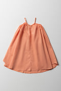 Halter-Neck Tent Dress Coral (2)