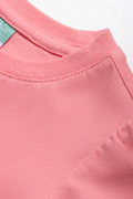 Crew Neck T-Shirt Pink (2)