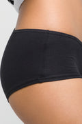3 Pack Cotton Blend Boyleg Panties Black (4)