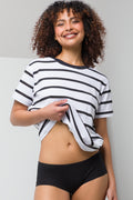 3 Pack Cotton Blend Boyleg Panties Grey