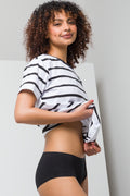 3 Pack Cotton Blend Boyleg Panties Grey (2)