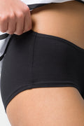 3 Pack Cotton Blend Boyleg Panties Grey (4)
