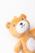 Bear Babygrow With Toy Natural And White (2)
