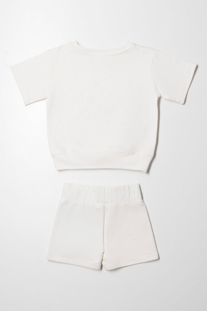 Stitch Short And Top Set White (3)
