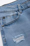 Ripped Denim Jeans Light Blue (2)