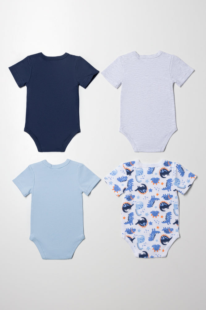 4 Pack Short Sleeve Bodyvest Blue (5)