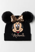 Minnie Mouse Beanie Black