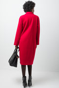 Double Breasted Coat Red (2)