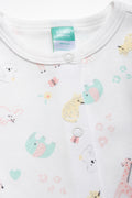 3 Pack Babygrows Pink & Yellow (1)