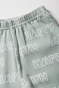 3 Pack Leggings Natural & Green (3)
