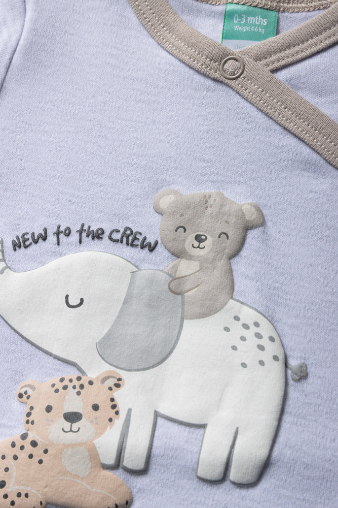 3 Pack Short Sleeve Bodyvests Natural (1)