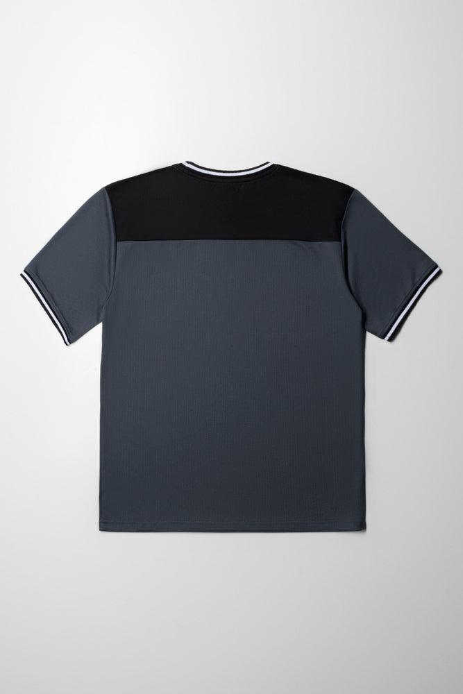 Basketball  Tee Charcoal