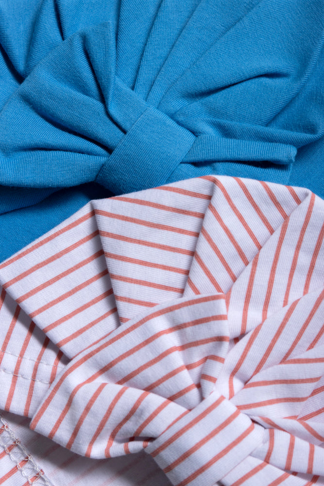 Turbans 2 Pack Blue