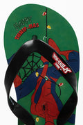 Spider-Man Christmas Flip Flop Green (4)