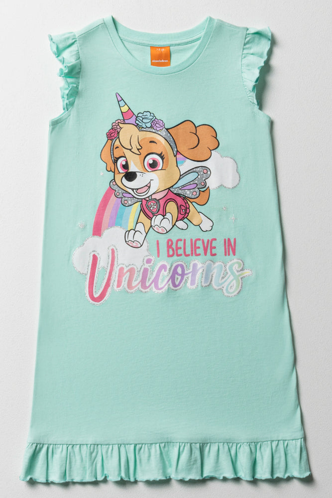 Pg Sleepshirt Lp Paw Patrol Green