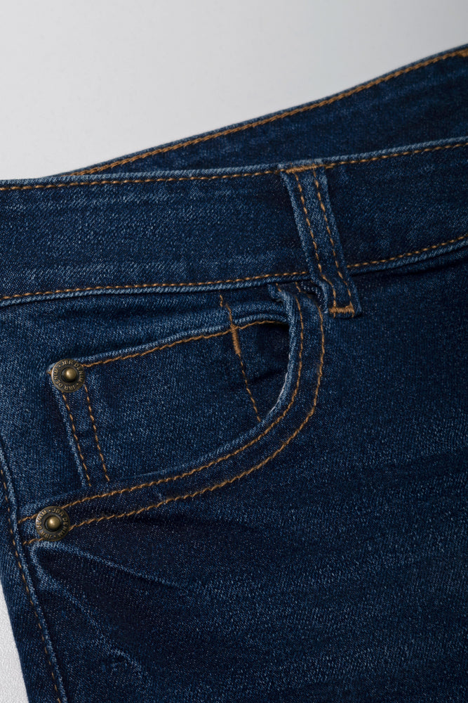Skinny Denim Jeans Dark Blue