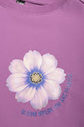 Oversized Tshirt Large Daisy Purple (1)